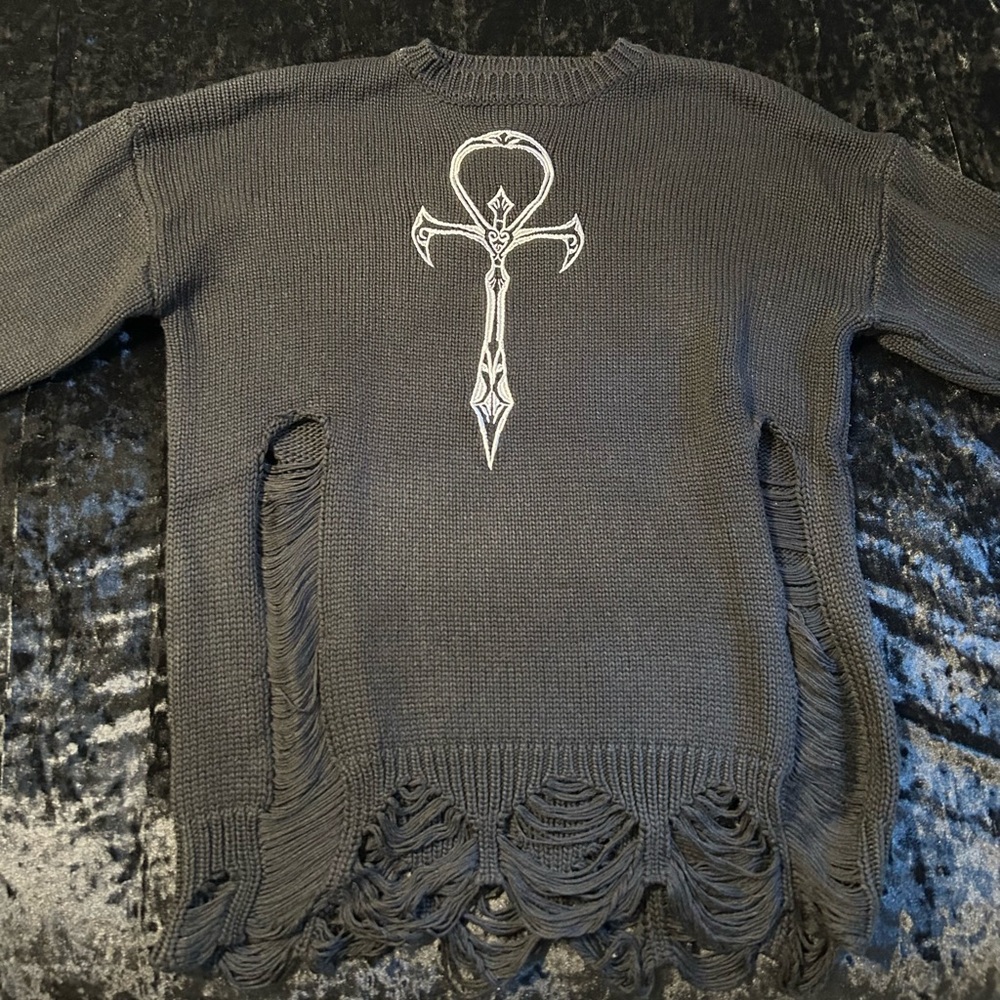DollsKill / Widow: Other Side Knit Sweater